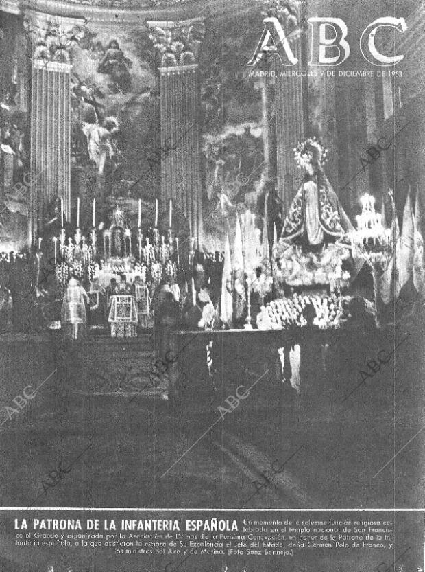 ABC MADRID 09-12-1953 página 1