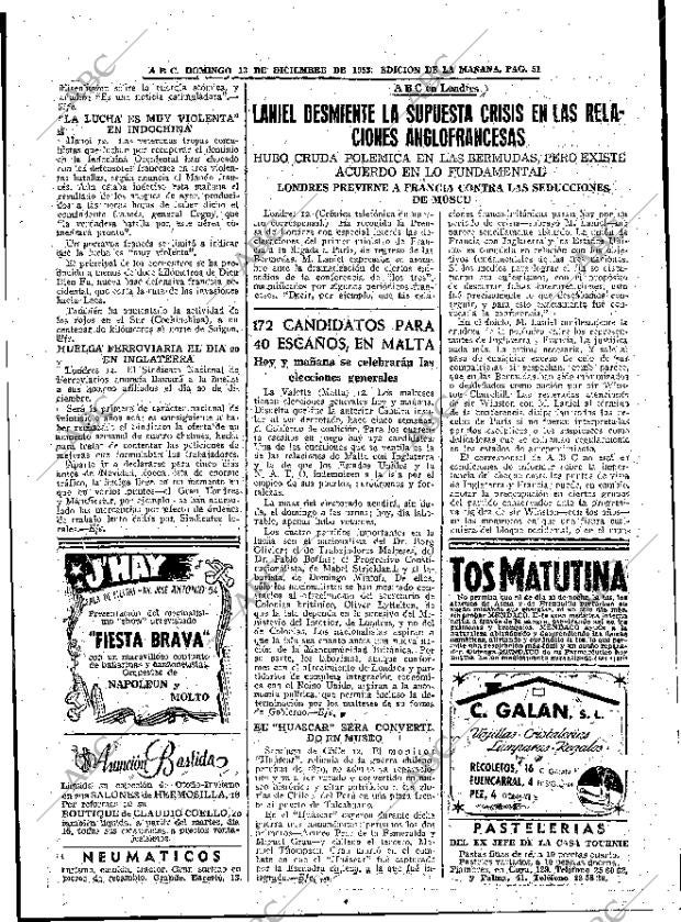 ABC MADRID 13-12-1953 página 49