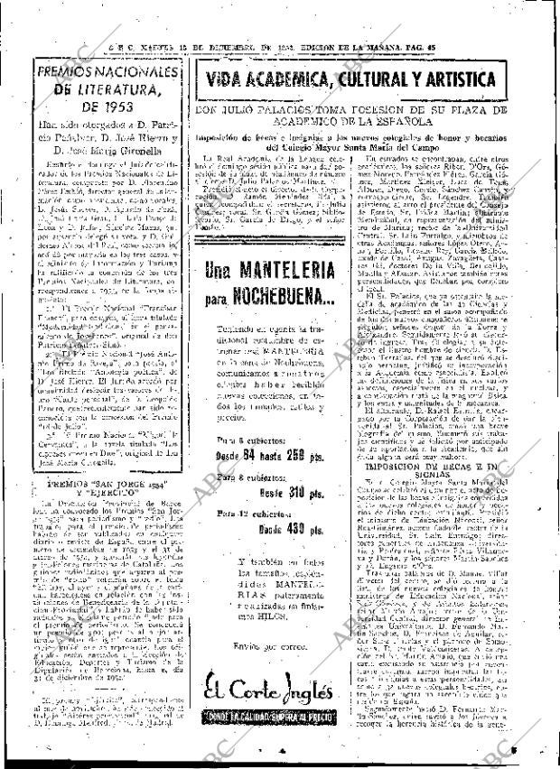 ABC MADRID 15-12-1953 página 43