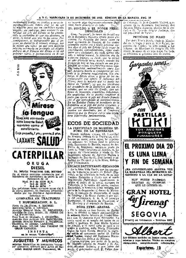 ABC MADRID 16-12-1953 página 36