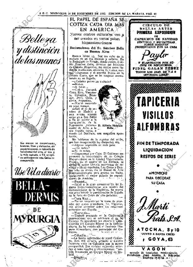 ABC MADRID 16-12-1953 página 40