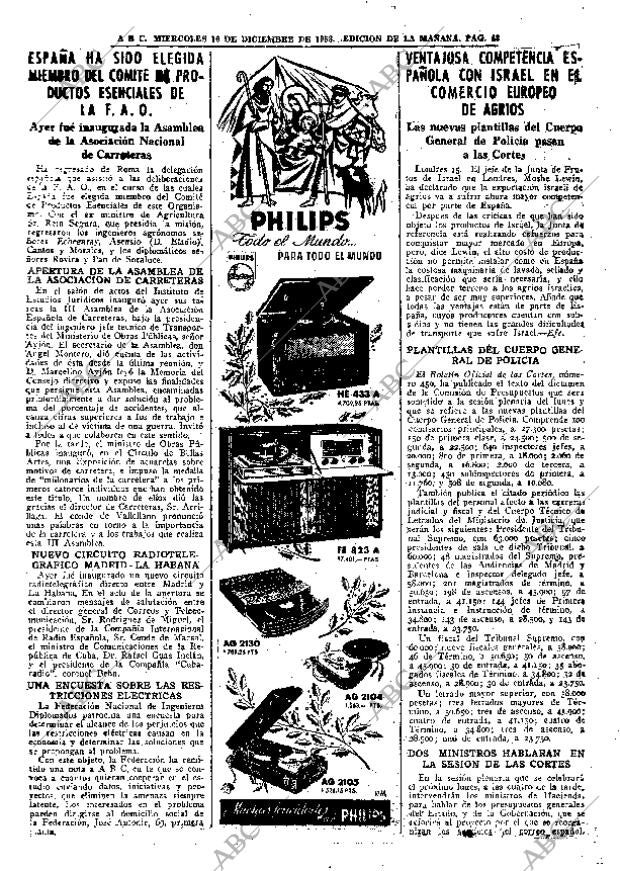 ABC MADRID 16-12-1953 página 43