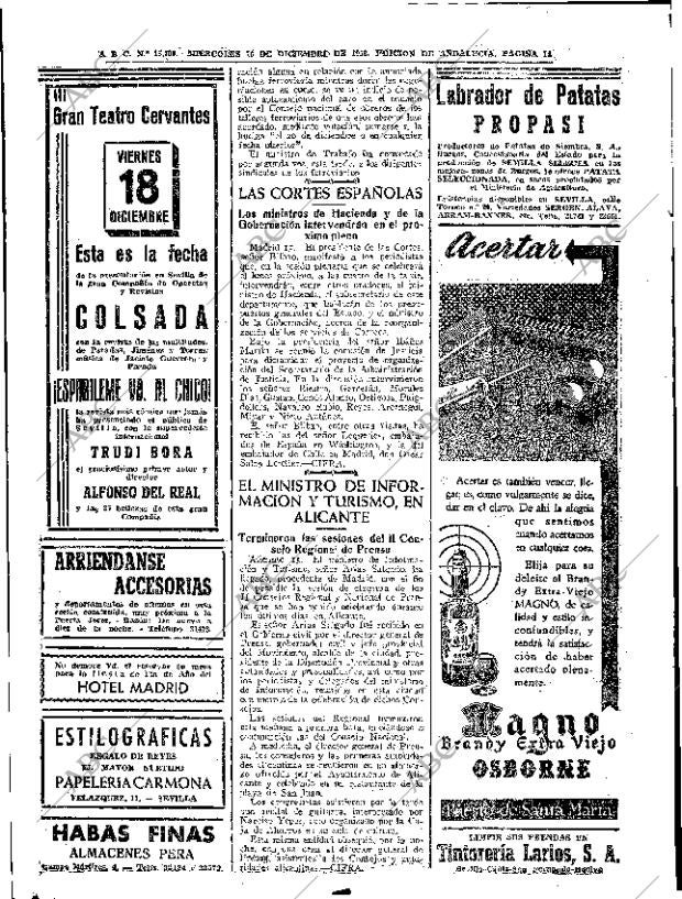 ABC SEVILLA 16-12-1953 página 14