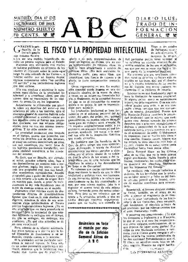 ABC MADRID 17-12-1953 página 3