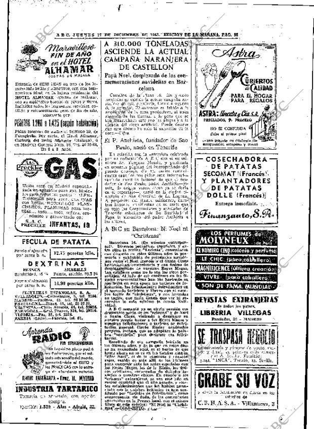 ABC MADRID 17-12-1953 página 38