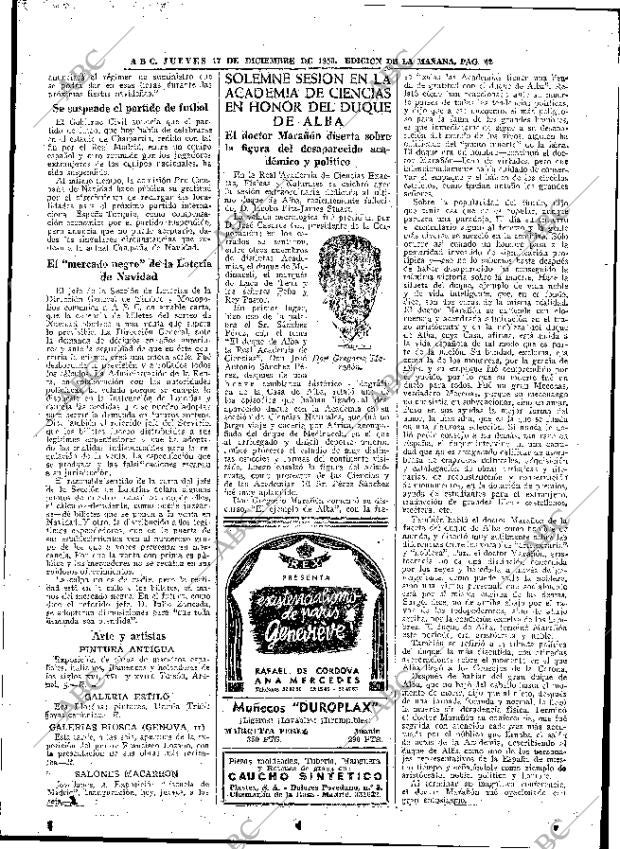 ABC MADRID 17-12-1953 página 42