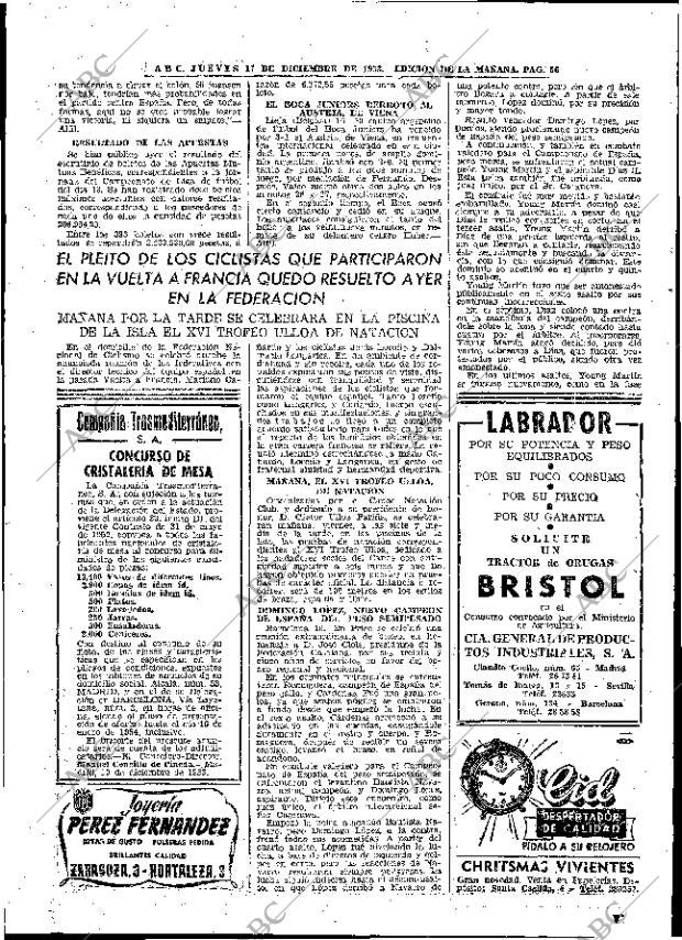 ABC MADRID 17-12-1953 página 56