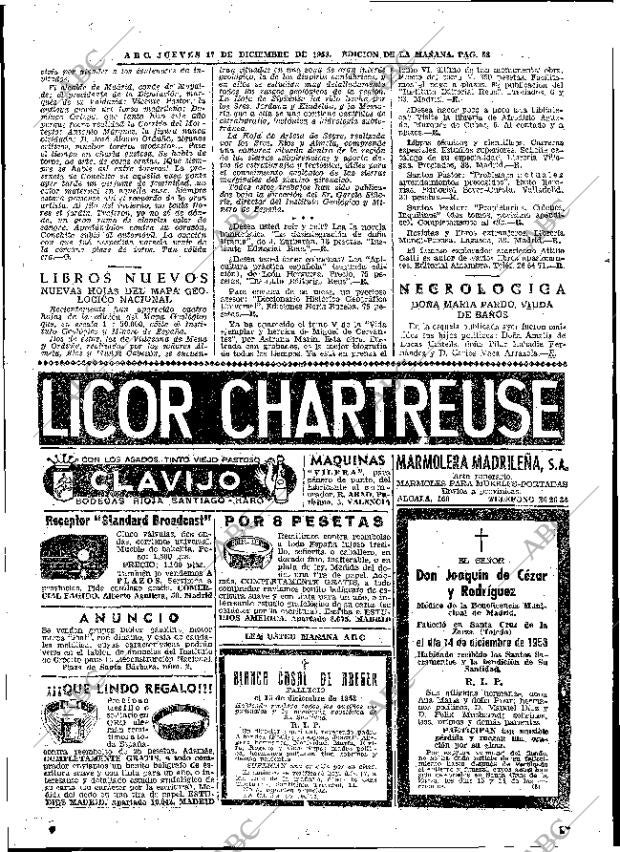 ABC MADRID 17-12-1953 página 58