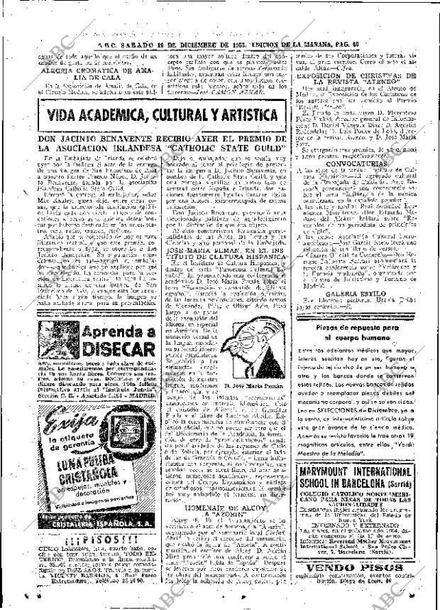 ABC MADRID 19-12-1953 página 40