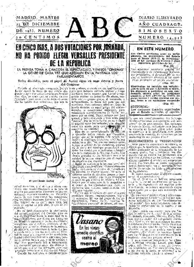 ABC MADRID 22-12-1953 página 31