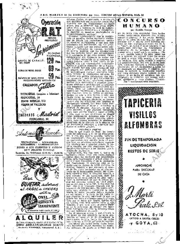 ABC MADRID 22-12-1953 página 36