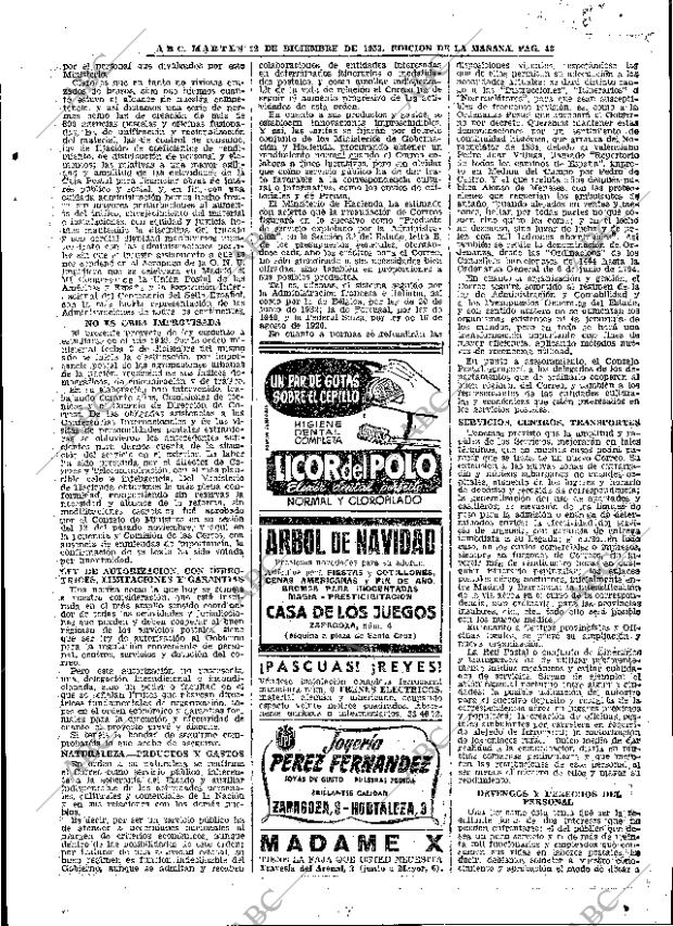 ABC MADRID 22-12-1953 página 43