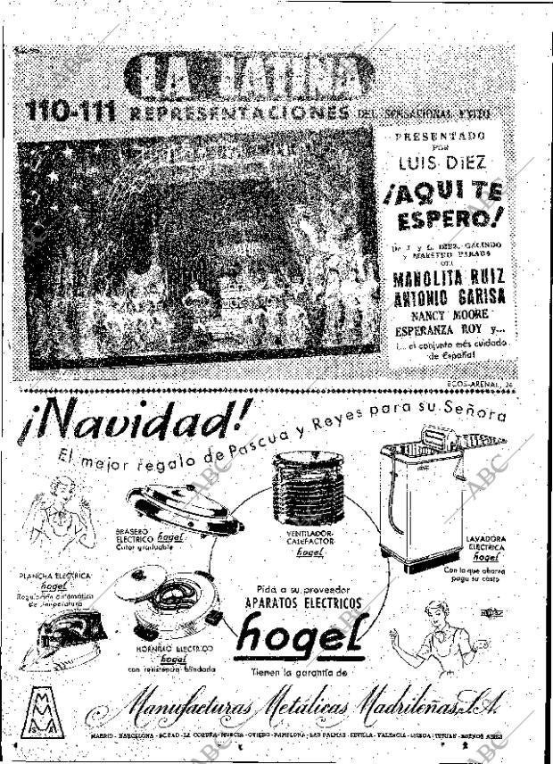 ABC MADRID 23-12-1953 página 16