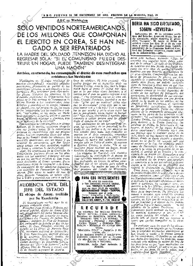 ABC MADRID 24-12-1953 página 33