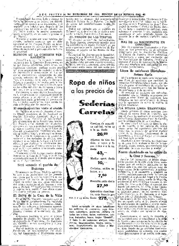 ABC MADRID 24-12-1953 página 43