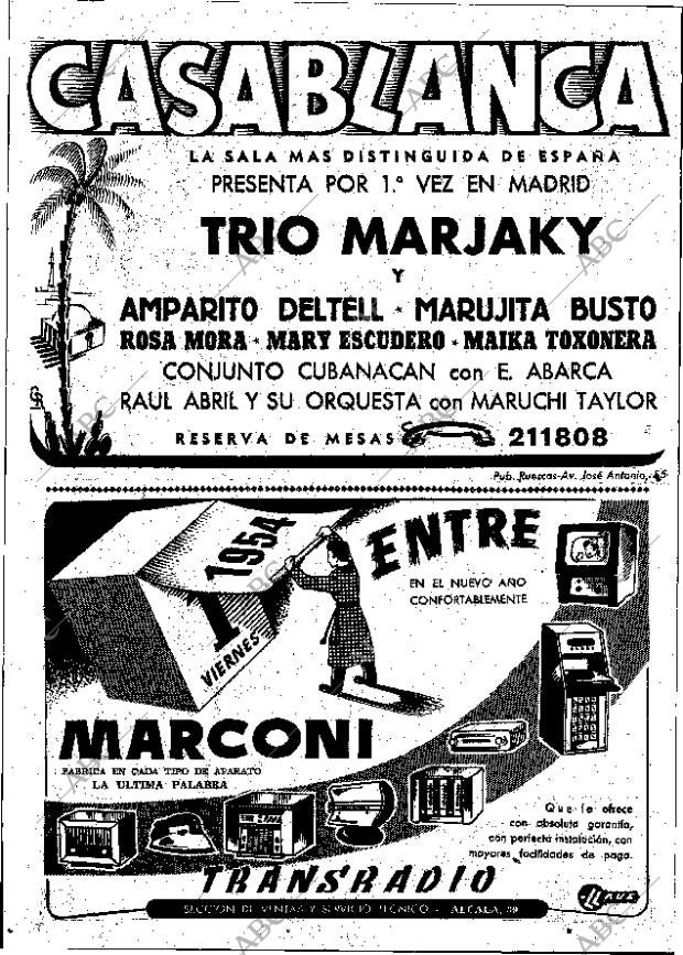 ABC MADRID 29-12-1953 página 28