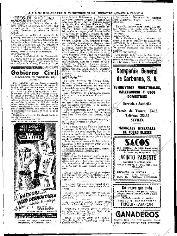 ABC SEVILLA 31-12-1953 página 28