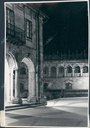 Santiago de Compostela, 1954 (CA.). Exterior de la Catedral