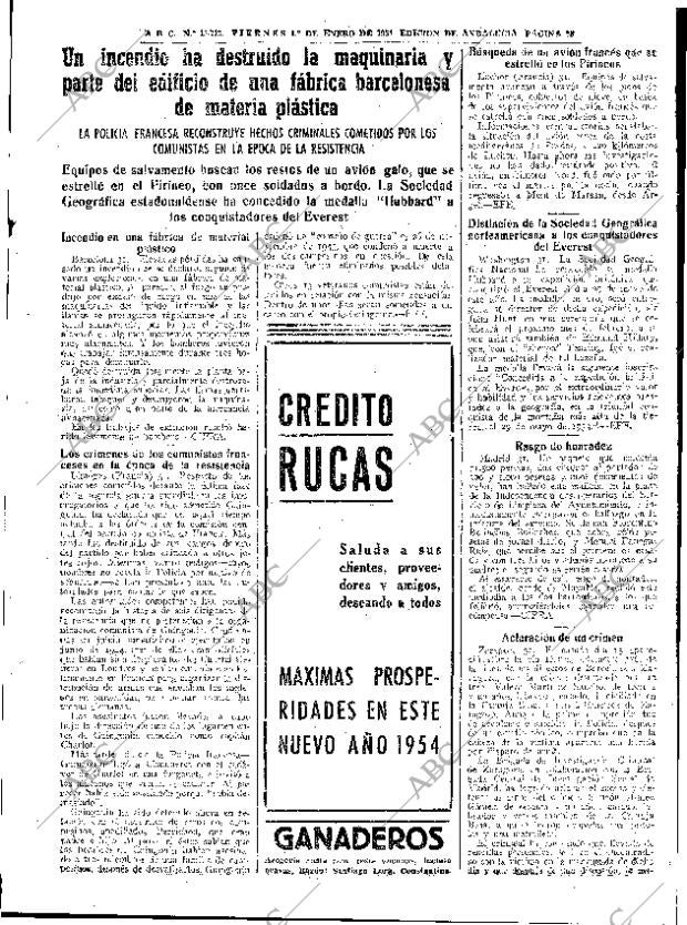 ABC SEVILLA 01-01-1954 página 75