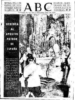 ABC SEVILLA 05-01-1954 página 1