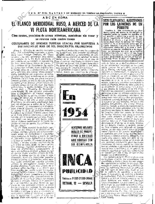 ABC SEVILLA 05-01-1954 página 11