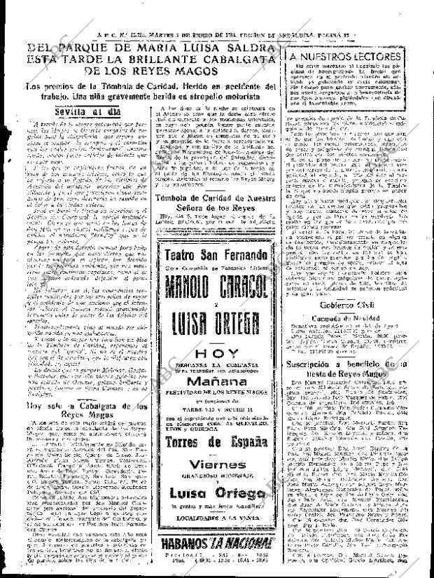 ABC SEVILLA 05-01-1954 página 17