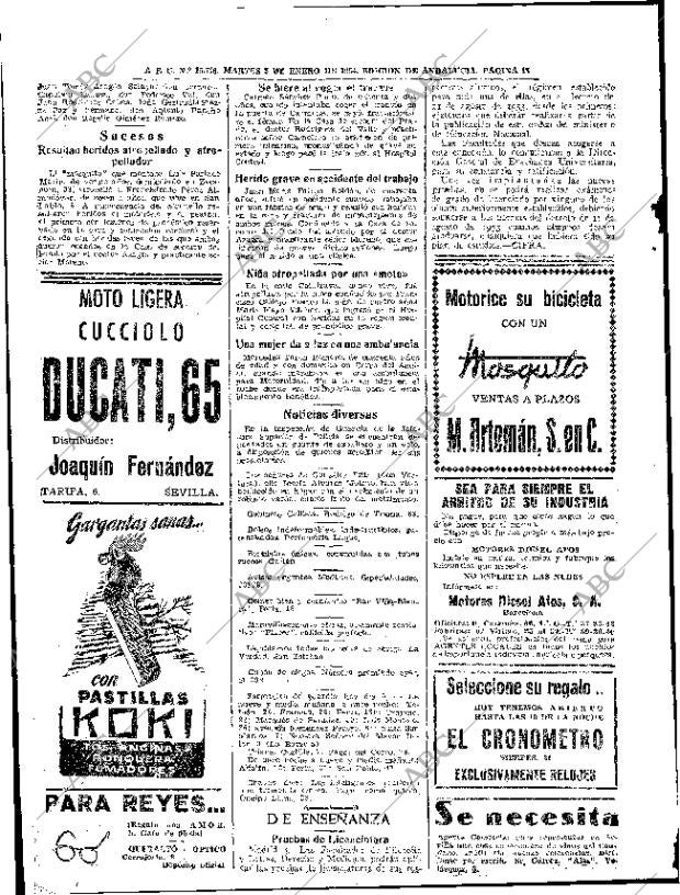 ABC SEVILLA 05-01-1954 página 18