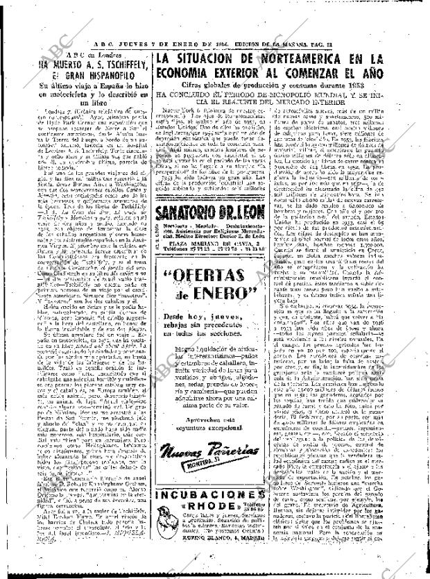 ABC MADRID 07-01-1954 página 21