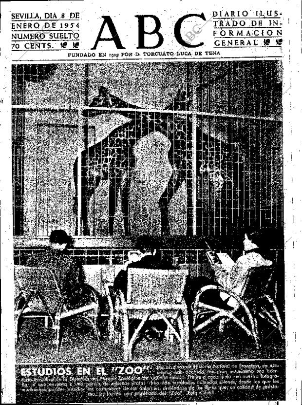 ABC SEVILLA 08-01-1954 página 1