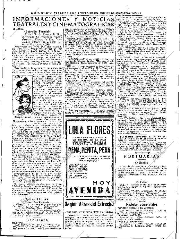 ABC SEVILLA 08-01-1954 página 21
