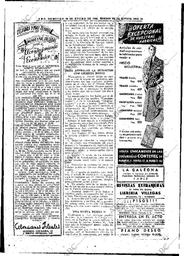ABC MADRID 10-01-1954 página 34