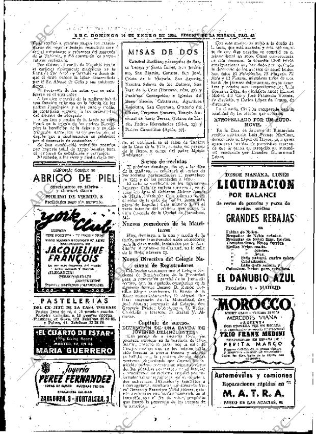 ABC MADRID 10-01-1954 página 42