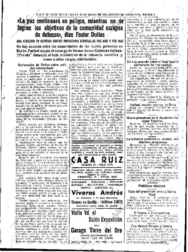 ABC SEVILLA 13-01-1954 página 9