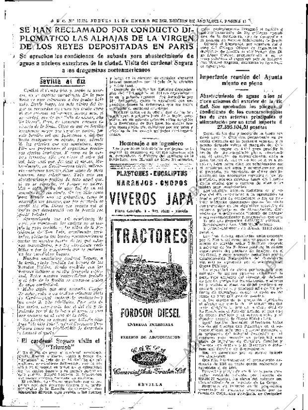 ABC SEVILLA 14-01-1954 página 15