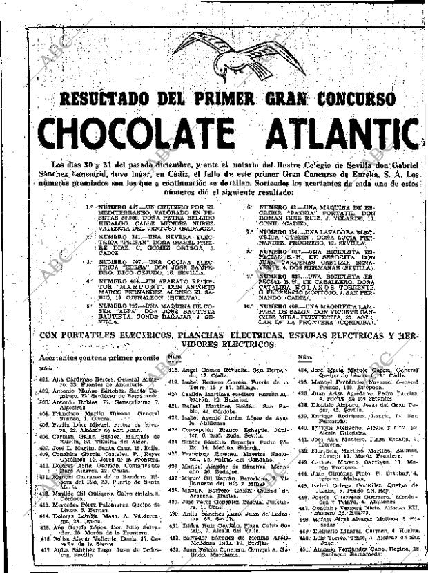 ABC SEVILLA 14-01-1954 página 4