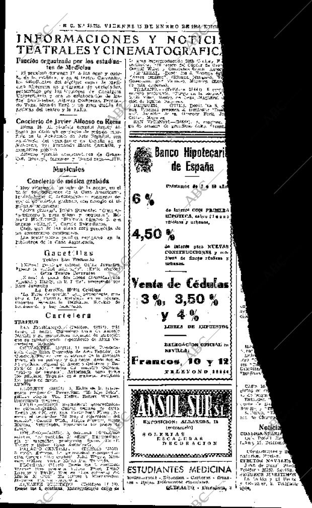 ABC SEVILLA 15-01-1954 página 19
