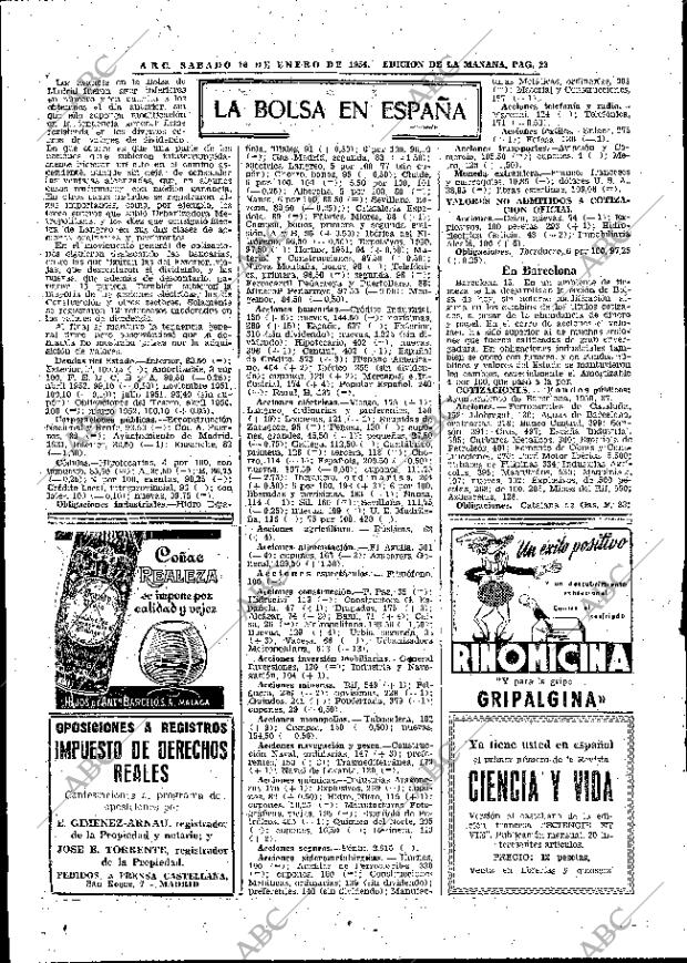 ABC MADRID 16-01-1954 página 28