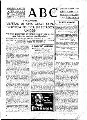 ABC MADRID 19-01-1954 página 15