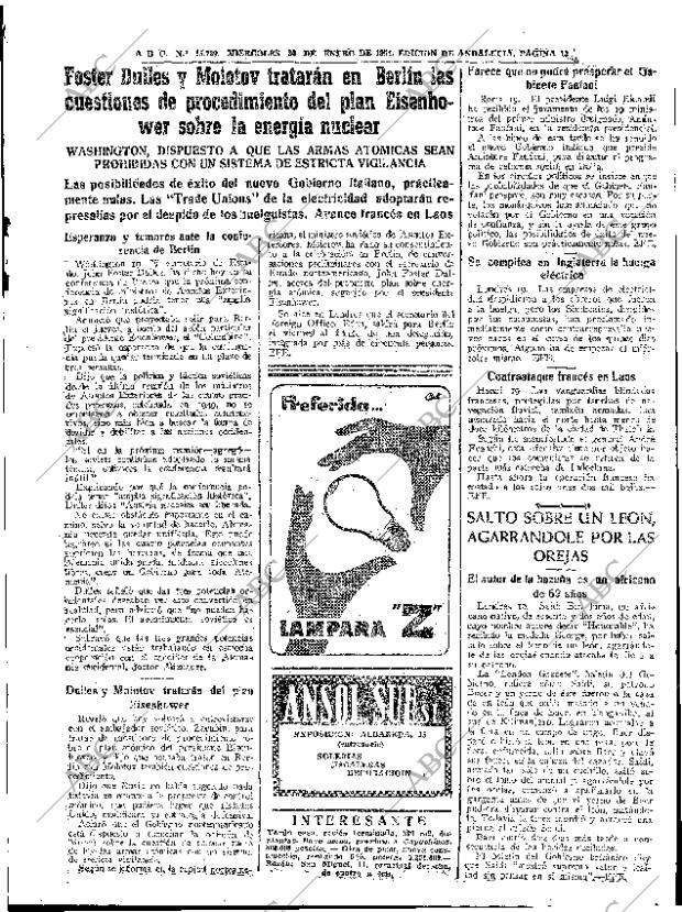 ABC SEVILLA 20-01-1954 página 13