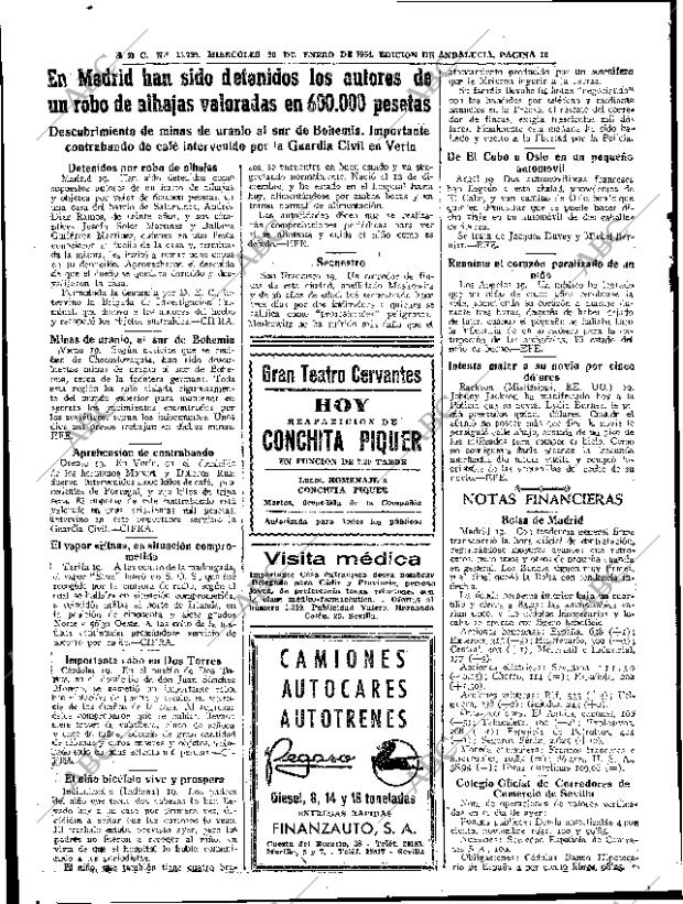 ABC SEVILLA 20-01-1954 página 16