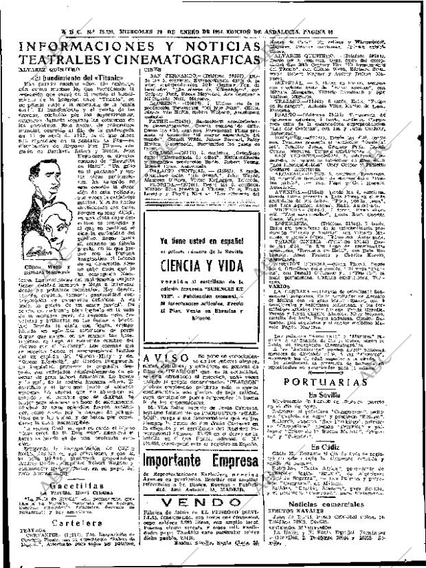 ABC SEVILLA 20-01-1954 página 18