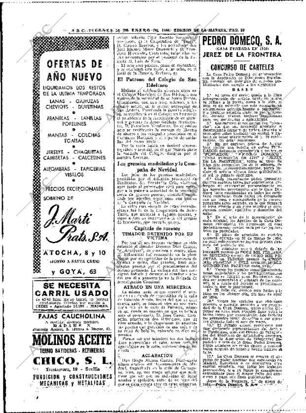 ABC MADRID 22-01-1954 página 28