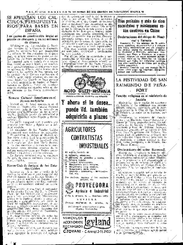 ABC SEVILLA 24-01-1954 página 22