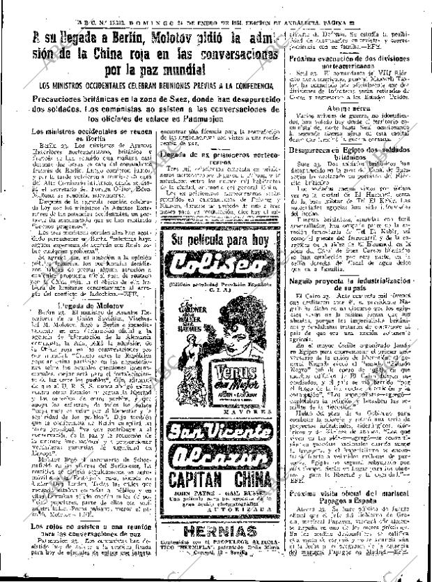 ABC SEVILLA 24-01-1954 página 23