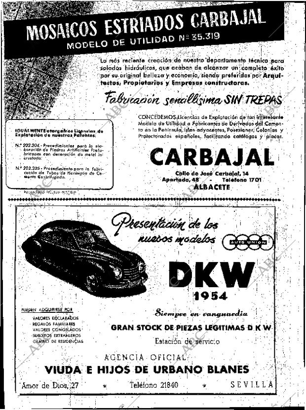 ABC SEVILLA 24-01-1954 página 8