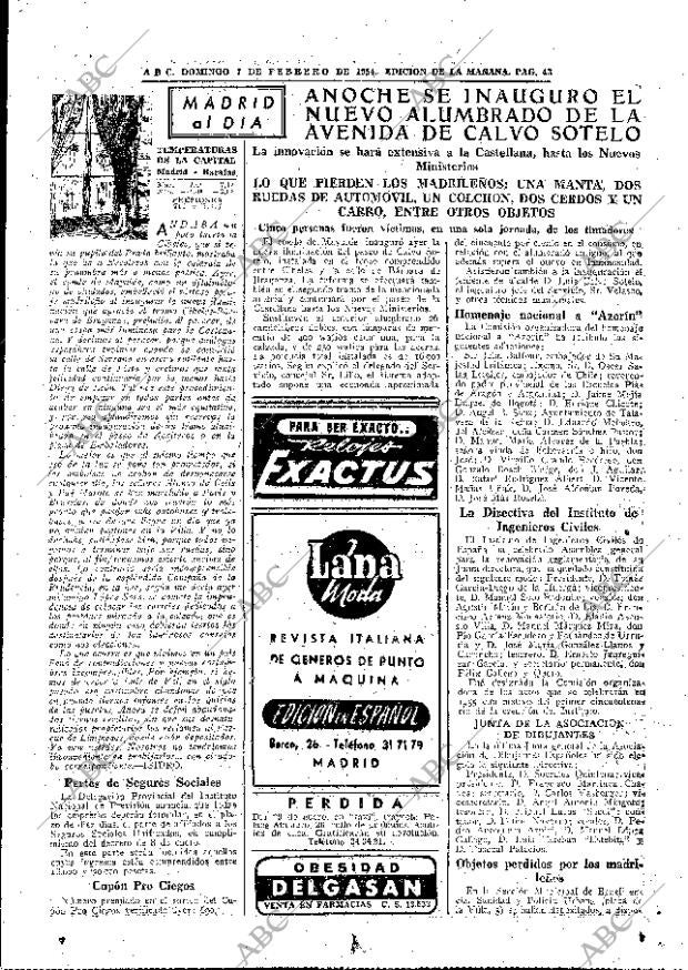 ABC MADRID 07-02-1954 página 43