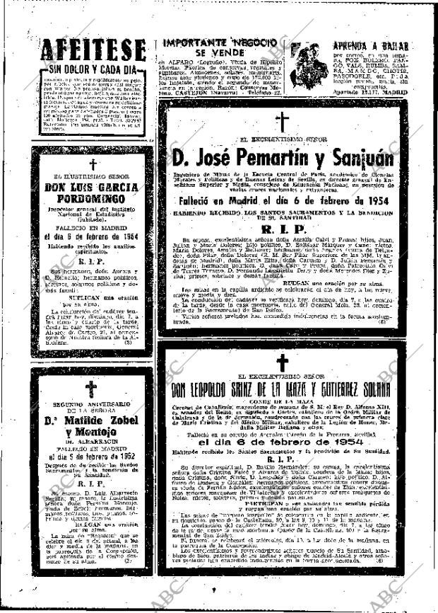 ABC MADRID 07-02-1954 página 58