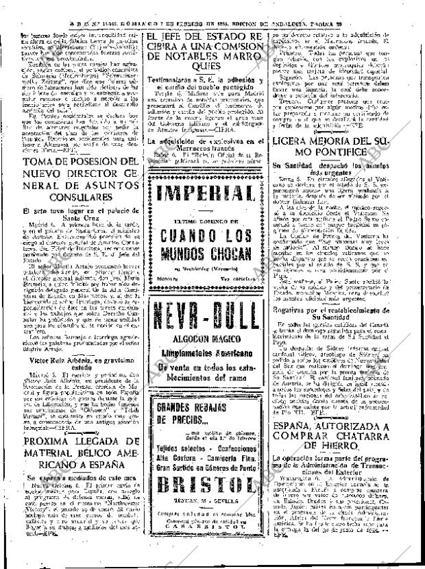 ABC SEVILLA 07-02-1954 página 20