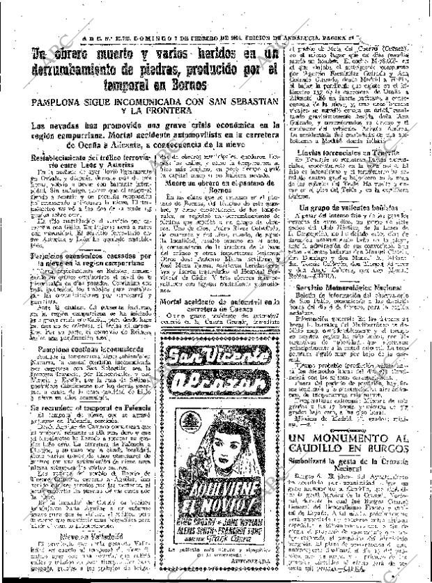 ABC SEVILLA 07-02-1954 página 27