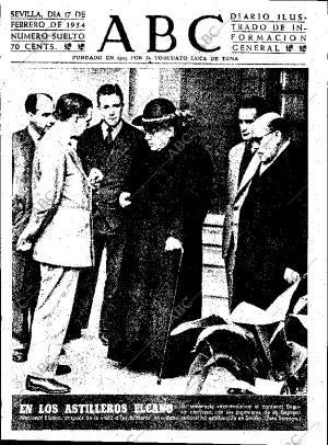ABC SEVILLA 17-02-1954 página 1